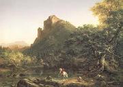 Thomas Cole The Mountain Ford (mk13) china oil painting reproduction